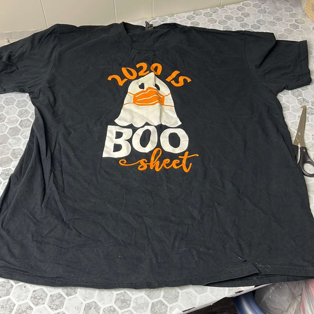 Anvil XL 2020 Is Boo Sheet Short Sleeve Graphic T Shirt
